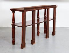 19th c Mahogany Double Shelf Etagere - 4219472