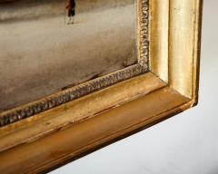 19th c Mechanical Clock Painting - 4339887