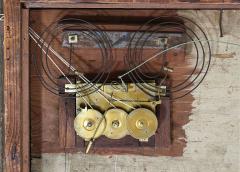 19th c Mechanical Clock Painting - 4339888