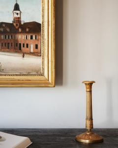 19th c Mechanical Clock Painting - 4339902