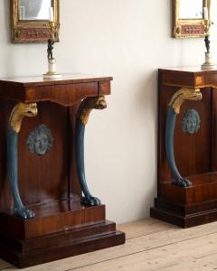 19th c Pair of Empire Console Tables - 4541283