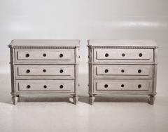 19th c Pair of Swedish Late Gustavian Period Painted Bedside Commodes - 2639940