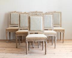 19th c Six Gustavian Chairs - 4340005