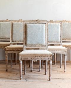 19th c Six Gustavian Chairs - 4340058