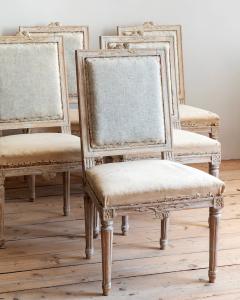 19th c Six Gustavian Chairs - 4340071
