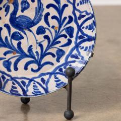 19th c Spanish Blue and White Fajalauza Lebrillo Bowl from Granada - 3603858