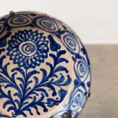 19th c Spanish Blue and White Fajalauza Lebrillo Bowl from Granada - 3603880