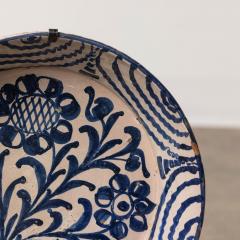 19th c Spanish Blue and White Fajalauza Lebrillo Bowl from Granada - 3604150