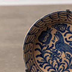 19th c Spanish Blue and White Fajalauza Lebrillo Bowl from Granada - 3607535