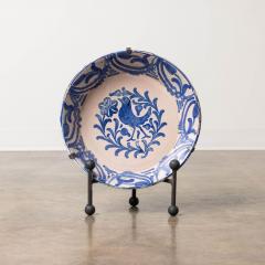 19th c Spanish Blue and White Fajalauza Lebrillo Bowl from Granada - 3608244