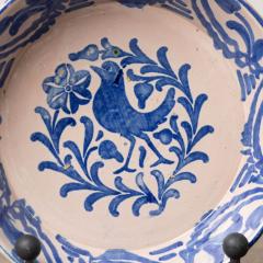 19th c Spanish Blue and White Fajalauza Lebrillo Bowl from Granada - 3608246