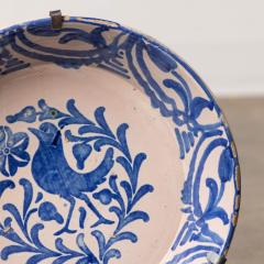 19th c Spanish Blue and White Fajalauza Lebrillo Bowl from Granada - 3608247