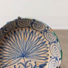 19th c Spanish Blue and White Fajalauza Lebrillo Bowl from Granada - 3609555