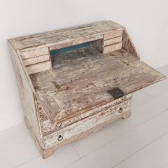 19th c Swedish Bureau Desk Secreatry in Original Paint - 4153247