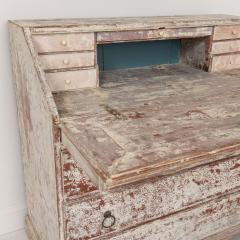 19th c Swedish Bureau Desk Secreatry in Original Paint - 4153248
