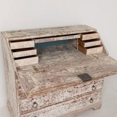 19th c Swedish Bureau Desk Secreatry in Original Paint - 4153250