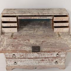 19th c Swedish Bureau Desk Secreatry in Original Paint - 4153251