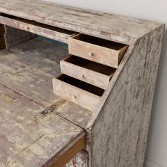 19th c Swedish Bureau Desk Secreatry in Original Paint - 4153252