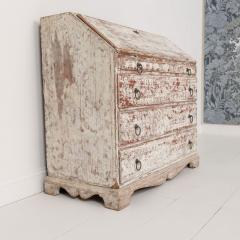 19th c Swedish Bureau Desk Secreatry in Original Paint - 4153255