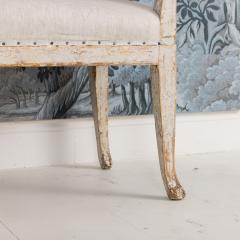 19th c Swedish Gustavian Lindome Painted Window Bench - 4649780