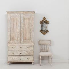 19th c Swedish Gustavian Period Cabinet in Original Paint - 3462191