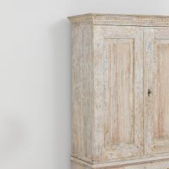 19th c Swedish Gustavian Period Cabinet in Original Paint - 3462199