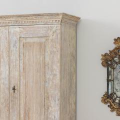 19th c Swedish Gustavian Period Cabinet in Original Paint - 3462207