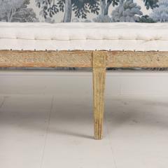 19th c Swedish Gustavian Period Footstool or Bench in Original Paint - 4552105