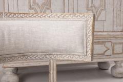 19th c Swedish Gustavian Period Upholstered and Painted Klismos Chair - 2609988