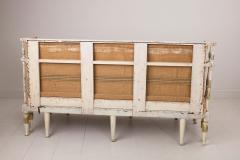 19th c Swedish Gustavian Sofa Bench with Egyptian Carvings in Original Paint - 2752219