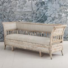 19th c Swedish Gustavian Trundle Daybed in Original Paint - 4539109