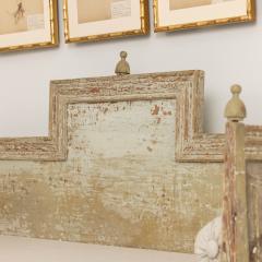19th c Swedish Late Gustavian Sofa Bench in Original Paint - 3655460