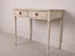 19th c Swedish Painted Console Table or Desk - 2801379