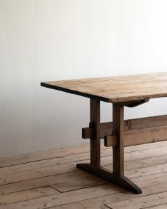 19th c Trestle Table - 4339800