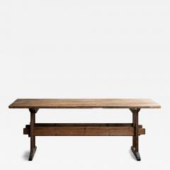 19th c Trestle Table - 4344437