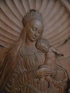 19th century Bas Relief by Peter Nocker after Hans Holbeins Darmstadter Madonna - 684655