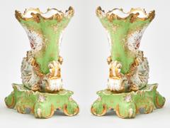 19th century Decorative Garniture Vases by Renowned Maker Jacob Petit - 3886242