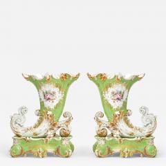 19th century Decorative Garniture Vases by Renowned Maker Jacob Petit - 3890634