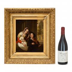 19th century Dutch oil painting of a musical scene - 4143205