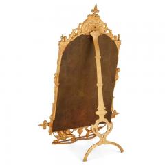 19th century Empire style ormolu table mirror - 3495381