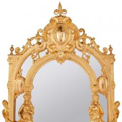 19th century Empire style ormolu table mirror - 3495383