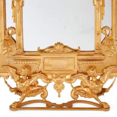 19th century Empire style ormolu table mirror - 3495394