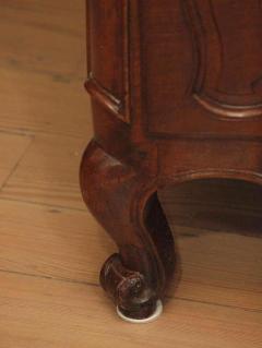 19th century French Arbalette Louis XV Walnut 3 Drawer Commode - 779158