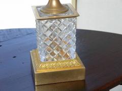 19th century French Cut Crystal Lamps - 449243