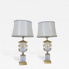 19th century French Cut Crystal Lamps - 449583