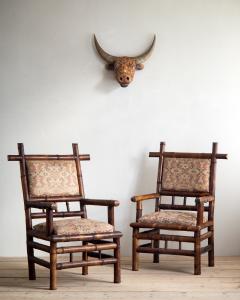 19th century French bamboo Garden Set - 4557026