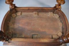 19th century French walnut centre table - 4787597