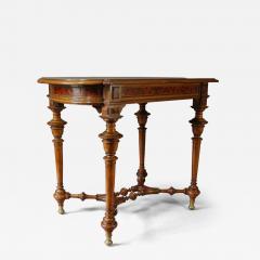 19th century French walnut centre table - 4790156