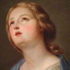 19th century Italian painting Madonna praying - 4216668