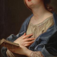 19th century Italian painting Madonna praying - 4216669